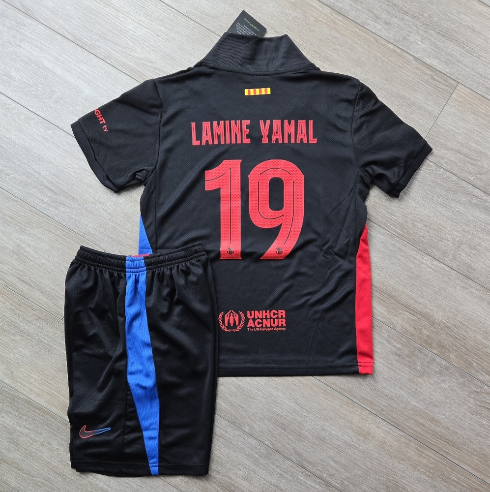 Barcelona Away Team Boy Set Sports for 2024-25 Season